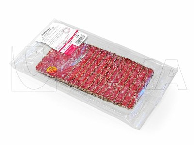 Ambalare carne procesata feliata in flow pack (hffs)