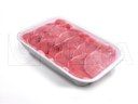 Ambalare carne proaspata in caserole din polistiren expandat in MAP, in tray sealing