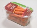 Ambalare morcovi in traysealing cu caserole rigide