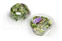 Ambalare salate proaspete gata de consum in atmosfera protectoare cu ajutorul caserolelor rigide pe masini de ambalare tip tray-sealing.