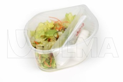 Ambalare salata preparata in TRAY SEALING, in atmosfera modificata si caserole rigide
