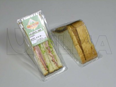 Ambalare sandwichuri in traysealing cu atmosfera modificata (MAP) in caserole rigide