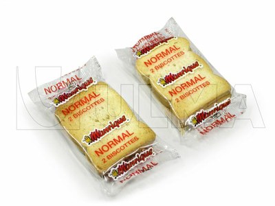 Ambalare biscuiti crocanti in flow pack (hffs)