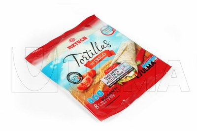 Ambalare grupuri de tortilla mexicana in ATM in pachet resigilabil