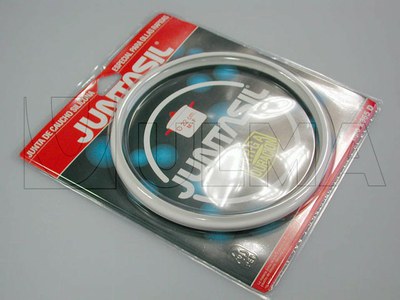 Ambalare garnituri silicon pentru recipiente pentru prepararea alimentelor  sub presiune, in termoformare cu film rigid